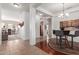 Bright open-concept entryway with decorative details leading to living spaces and kitchen at 17696 N 168Th Dr, Surprise, AZ 85374