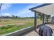 Outdoor patio area with views of the golf course at 2119 N Recker Rd, Mesa, AZ 85215