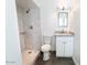 Updated bathroom featuring tiled shower and modern vanity at 3128 N 40Th Ave, Phoenix, AZ 85019