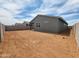 A spacious backyard providing ample room for outdoor activities and potential landscaping projects at 3582 E Audrey Dr, San Tan Valley, AZ 85143
