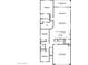 Detailed floor plan showcasing the layout of the home with bedrooms and living spaces at 46395 W Lander Ln, Maricopa, AZ 85139