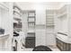 Organized walk-in closet with ample shelving, drawers, and hanging space for storage at 4777 S Fulton Ranch Blvd # 1032, Chandler, AZ 85248