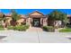 Community entrance with stone pillars, a pergola, iron gates, and lush landscaping creating an inviting atmosphere at 4777 S Fulton Ranch Blvd # 1032, Chandler, AZ 85248