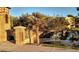 Picturesque community waterfall with lush landscaping, creating a serene and inviting atmosphere at 4777 S Fulton Ranch Blvd # 1032, Chandler, AZ 85248