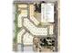 A masterplan community map highlights home sites, street names and community amenities in the neighborhood at 5210 W Top Hand Trl, Laveen, AZ 85339