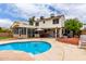 Inviting backyard with swimming pool and patio area, perfect for outdoor entertaining at 5407 W North Ln, Glendale, AZ 85302