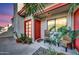 Front patio with desert landscaping and seating area at 633 W Southern Ave # 1131, Tempe, AZ 85282