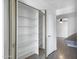 Walk-in closet with mirrored doors and plenty of shelving at 850 S River Dr # 1068, Tempe, AZ 85281