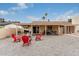 Enjoyable backyard area featuring a patio, low maintenance landscaping, and convenient privacy at 2324 E Cortez St, Phoenix, AZ 85028