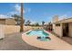 Private swimming pool with a well-maintained deck perfect for backyard relaxation and entertainment at 2324 E Cortez St, Phoenix, AZ 85028
