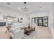Inviting living room with open kitchen view and access to the backyard at 2546 E Roma Ave, Phoenix, AZ 85016