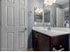 This bathroom showcases a sleek vanity with a modern sink, perfect for everyday use and functionality at 25627 N 163Rd Dr, Surprise, AZ 85387