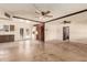 Open living space features a kitchen with stainless appliances and access to the backyard at 4343 E Union Hills Dr, Phoenix, AZ 85050