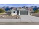 Charming single-Gathering home with desert landscaping, mountain view, and two car garage at 46431 W Lander Ln, Maricopa, AZ 85139