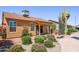 Charming backyard with desert landscaping, mature plants and covered patio at 6831 S Coral Gable Dr, Chandler, AZ 85249
