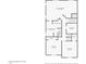 Detailed floor plan showcasing the layout of the home's second floor, including the primary bedroom, and bedrooms at 7633 W Kristal Way, Glendale, AZ 85308