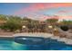 Inviting pool and spa with desert views, creating a serene outdoor oasis at 22635 N 54Th Pl, Phoenix, AZ 85054