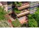 Expansive balcony featuring outdoor seating areas and lush greenery for a relaxing residential retreat at 7131 E Rancho Vista Dr # 1008, Scottsdale, AZ 85251