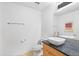Well-lit bathroom featuring a modern sink and vanity at 7131 E Rancho Vista Dr # 1008, Scottsdale, AZ 85251