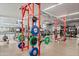 Modern gym with state-of-the-art equipment, ample space, and pool view provides a comprehensive fitness experience at 7131 E Rancho Vista Dr # 1008, Scottsdale, AZ 85251