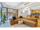 An open-concept living room and kitchen provide modern comfort and style at 7131 E Rancho Vista Dr # 1008, Scottsdale, AZ 85251