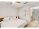 The main bedroom features neutral décor and an attached bath at 7131 E Rancho Vista Dr # 1008, Scottsdale, AZ 85251