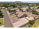 Aerial view of a single-Gathering home with a pool and desert landscaping in a residential neighborhood at 22616 S 194Th St, Queen Creek, AZ 85142