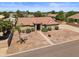 An exterior view of a single-Gathering home with desert landscaping and a private driveway at 22616 S 194Th St, Queen Creek, AZ 85142