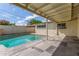 Backyard pool area for relaxing, shaded by a covered patio at 2938 N 18Th Ave, Phoenix, AZ 85015