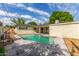 Backyard with pool and covered patio. A great place to relax and entertain at 2938 N 18Th Ave, Phoenix, AZ 85015