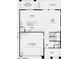 Detailed first floor plan featuring a 2-car garage, kitchen, great room, and covered patio at 10168 W Vale Dr, Avondale, AZ 85392