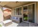 Back patio with comfortable seating at 11979 W Pierce St, Avondale, AZ 85323