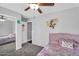 This cute carpeted bedroom has a full size bed and a nice closet at 17152 W Watkins St, Goodyear, AZ 85338