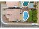Bird's eye view of neighborhood homes with pools and well-maintained yards at 19203 N 39Th Way, Phoenix, AZ 85050