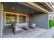 Inviting patio with comfortable outdoor seating and a view of the backyard at 21341 S 227Th Way, Queen Creek, AZ 85142