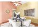 Cozy dining area with stylish chairs, elegant decor, and soft natural lighting at 2239 S Cottonwood --, Mesa, AZ 85202