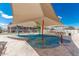 Community splash pad featuring colorful play structures, shade canopies, and a -friendly design at 2239 S Cottonwood --, Mesa, AZ 85202