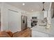 Bright kitchen with stainless steel appliances and white countertops at 2305 E Millbrae Ct, Gilbert, AZ 85234