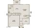 Detailed first-floor floorplan showcasing the kitchen, gathering room, and garage at 2428 S 246Th Ln, Buckeye, AZ 85326