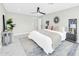 Comfortable main bedroom with stylish accents, including modern lighting and a cozy rug at 2926 N 16Th Ave, Phoenix, AZ 85015