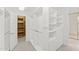 Spacious walk-in closet with custom shelving and cedar closet at 7272 N 71St St, Paradise Valley, AZ 85253