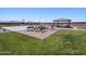 Community common area offers benches, a picnic pavilion, a basketball court and meticulously maintained landscaping at 8954 W Albeniz Pl, Tolleson, AZ 85353