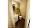 Bathroom featuring modern fixtures, including a stylish vanity at 9021 W Elm St # 7, Phoenix, AZ 85037