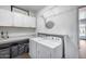 Well-organized laundry room with modern appliances and storage at 1266 S Harrington St, Gilbert, AZ 85233