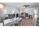 Spacious office featuring built-in storage, modern desk, and ample lighting for a productive work environment at 1266 S Harrington St, Gilbert, AZ 85233