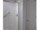 Shower with glass door and steel handle at 17810 W Marshall Ln, Surprise, AZ 85388