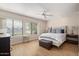 Bright bedroom with natural light, and ceiling fan at 21474 N 56Th Ave, Glendale, AZ 85308