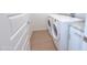 Efficient laundry room featuring modern appliances and ample counter space for added convenience at 2314 E Hidalgo Ave, Phoenix, AZ 85040