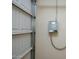 Close-up of the garage door mechanism and Infratech box, highlighting the functionality and technology at 27083 W Marco Polo Rd, Buckeye, AZ 85396