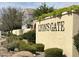Welcome to Lyon's Gate sign at the community entrance at 2950 E Dublin St, Gilbert, AZ 85295